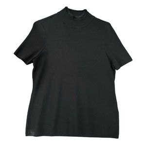 New Mock Turtleneck w/ faux fur neck - Charlie B - Medium